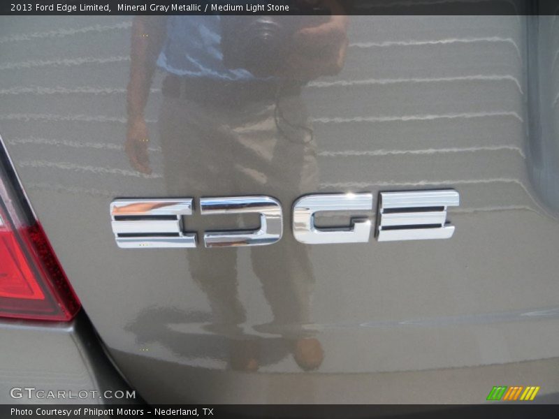 Mineral Gray Metallic / Medium Light Stone 2013 Ford Edge Limited