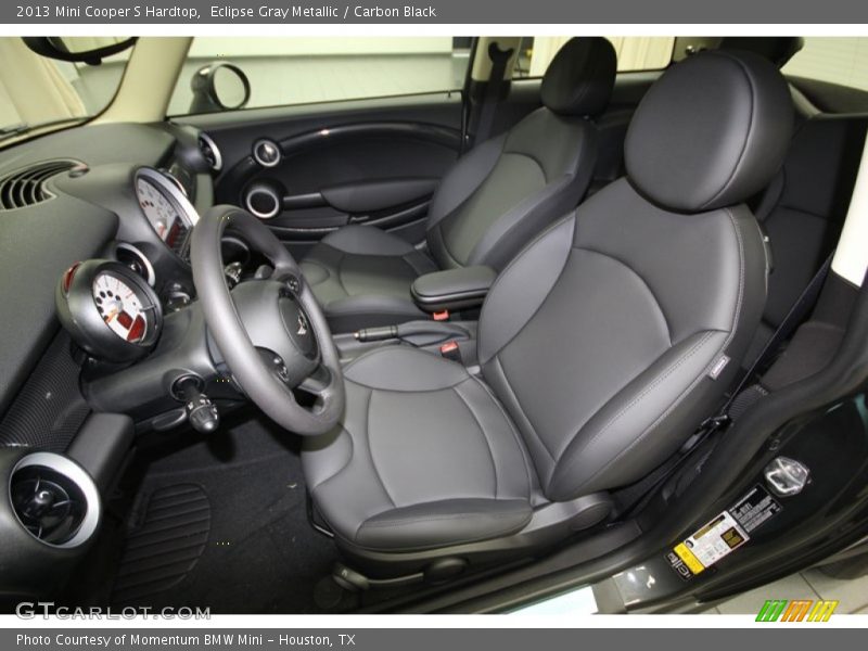Eclipse Gray Metallic / Carbon Black 2013 Mini Cooper S Hardtop