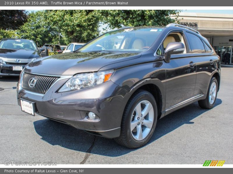 Truffle Brown Mica / Parchment/Brown Walnut 2010 Lexus RX 350 AWD