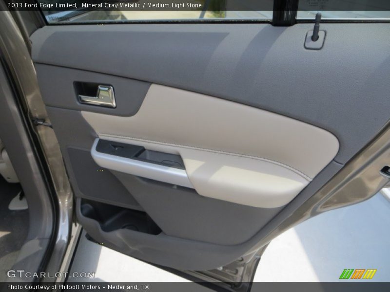 Mineral Gray Metallic / Medium Light Stone 2013 Ford Edge Limited