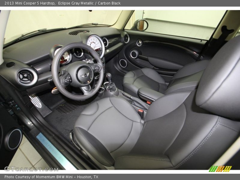 Eclipse Gray Metallic / Carbon Black 2013 Mini Cooper S Hardtop