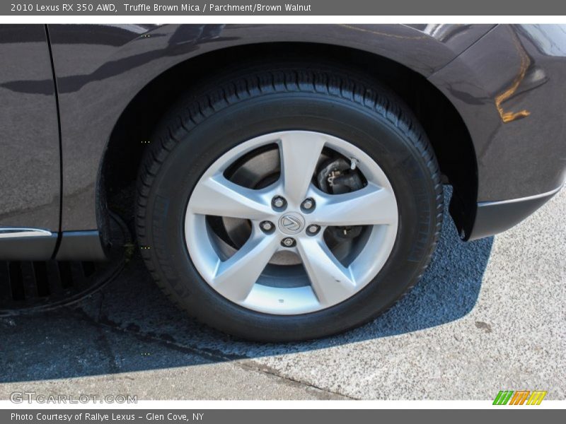 Truffle Brown Mica / Parchment/Brown Walnut 2010 Lexus RX 350 AWD