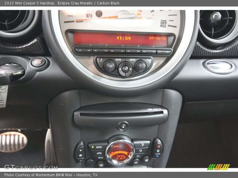 Eclipse Gray Metallic / Carbon Black 2013 Mini Cooper S Hardtop
