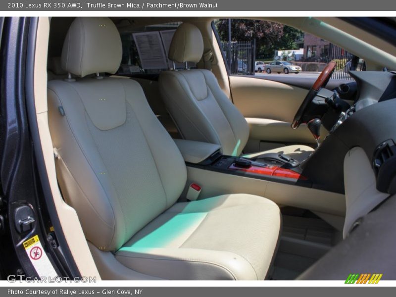 Truffle Brown Mica / Parchment/Brown Walnut 2010 Lexus RX 350 AWD