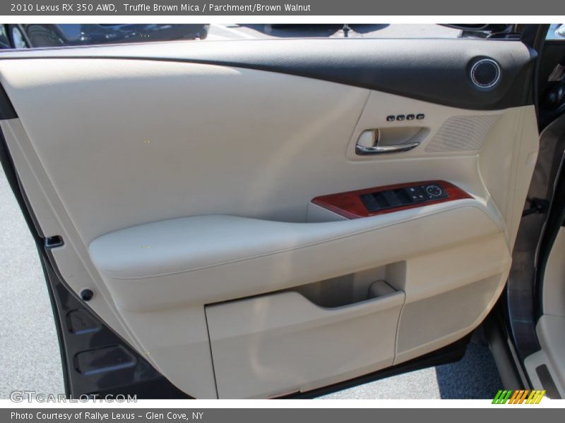 Truffle Brown Mica / Parchment/Brown Walnut 2010 Lexus RX 350 AWD