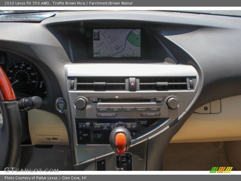 Truffle Brown Mica / Parchment/Brown Walnut 2010 Lexus RX 350 AWD
