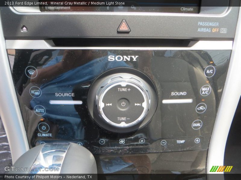 Mineral Gray Metallic / Medium Light Stone 2013 Ford Edge Limited