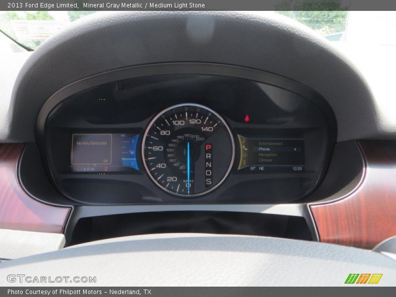 Mineral Gray Metallic / Medium Light Stone 2013 Ford Edge Limited