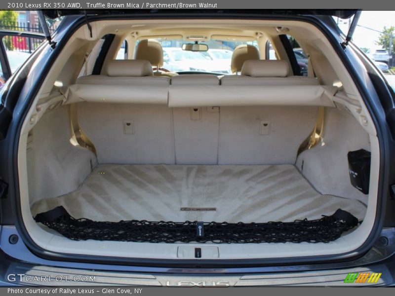 Truffle Brown Mica / Parchment/Brown Walnut 2010 Lexus RX 350 AWD