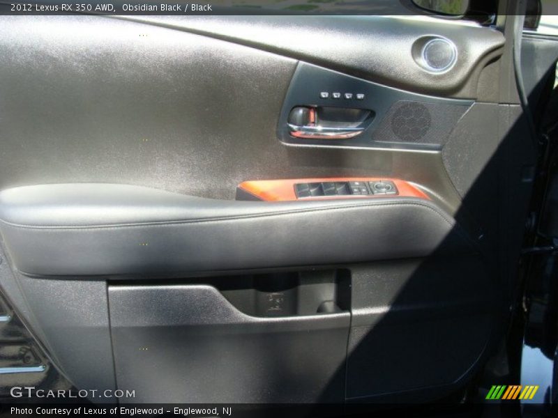 Obsidian Black / Black 2012 Lexus RX 350 AWD