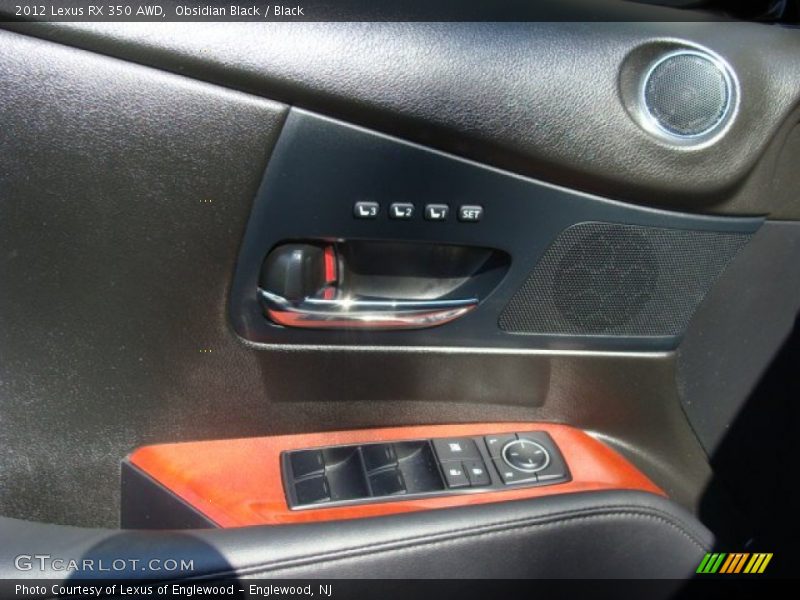Obsidian Black / Black 2012 Lexus RX 350 AWD