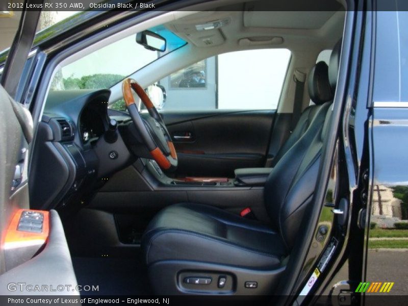 Obsidian Black / Black 2012 Lexus RX 350 AWD
