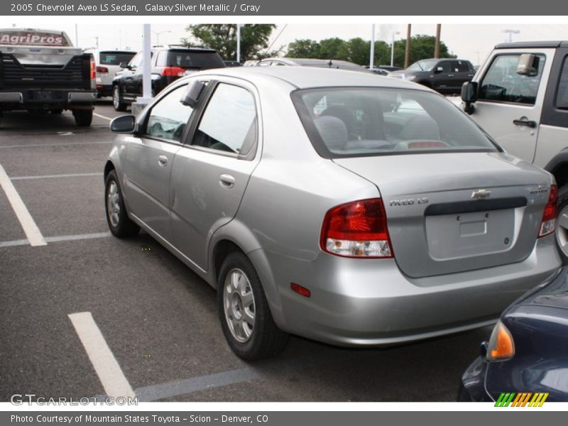 Galaxy Silver Metallic / Gray 2005 Chevrolet Aveo LS Sedan