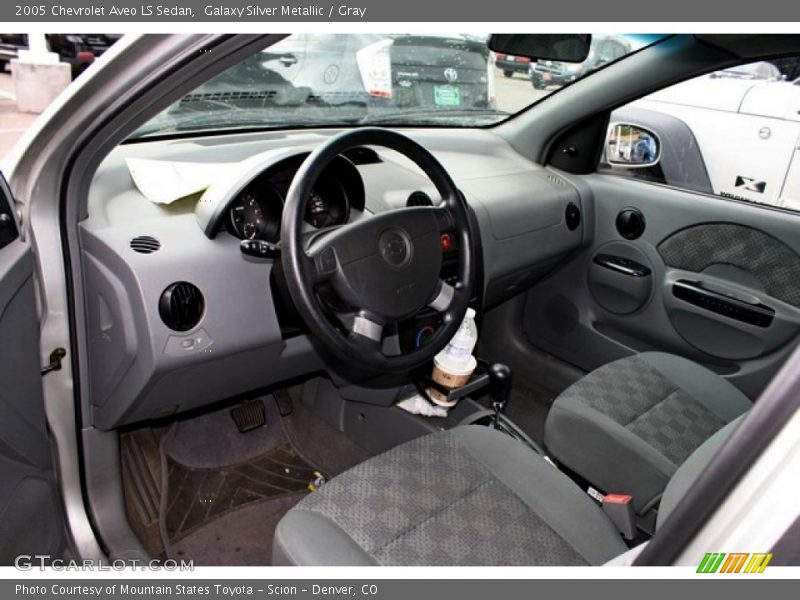 Galaxy Silver Metallic / Gray 2005 Chevrolet Aveo LS Sedan