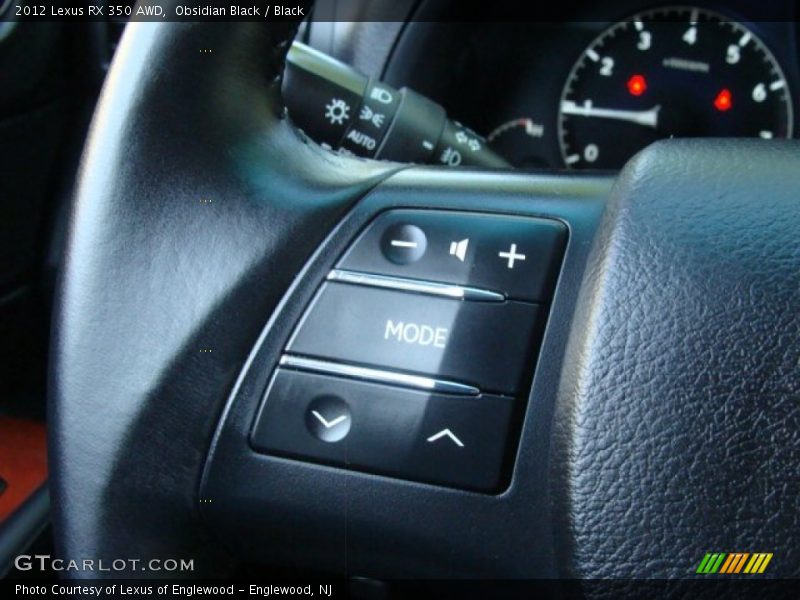 Obsidian Black / Black 2012 Lexus RX 350 AWD