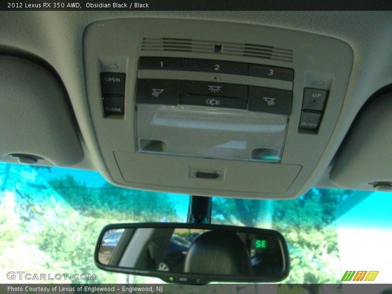 Obsidian Black / Black 2012 Lexus RX 350 AWD