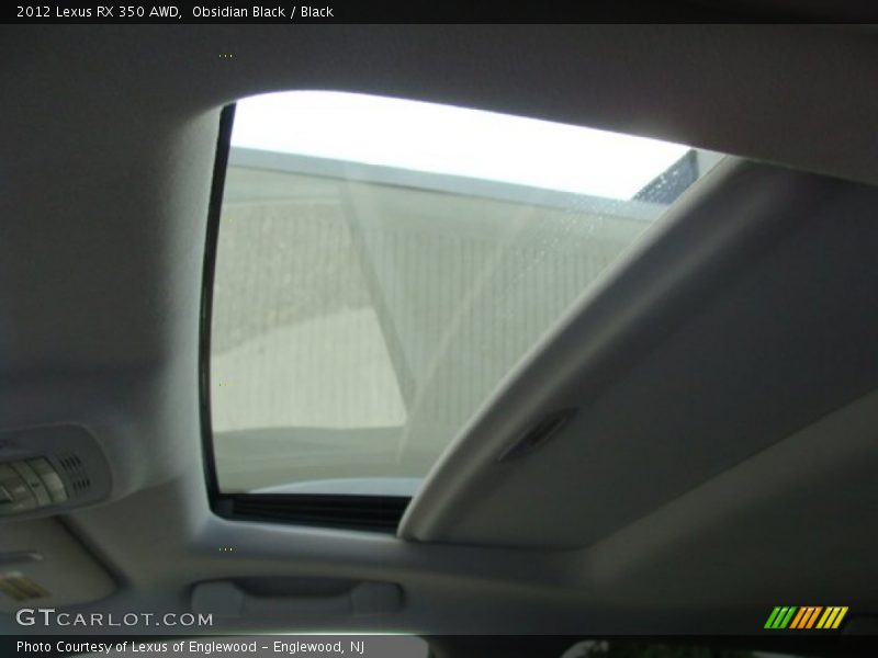 Obsidian Black / Black 2012 Lexus RX 350 AWD