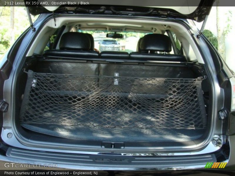 Obsidian Black / Black 2012 Lexus RX 350 AWD