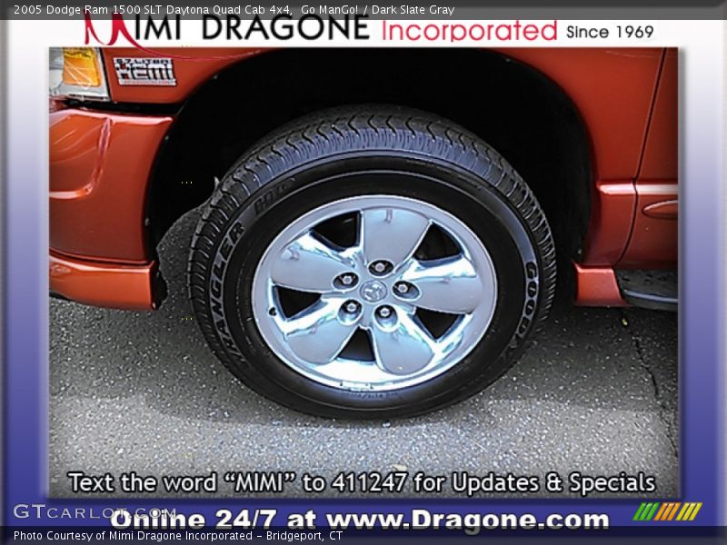 Go ManGo! / Dark Slate Gray 2005 Dodge Ram 1500 SLT Daytona Quad Cab 4x4