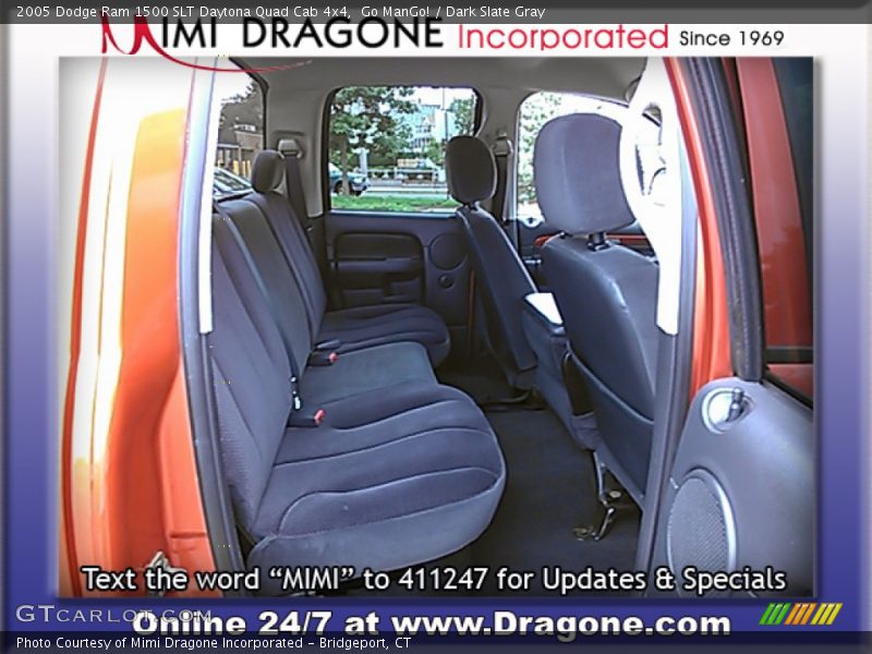 Go ManGo! / Dark Slate Gray 2005 Dodge Ram 1500 SLT Daytona Quad Cab 4x4
