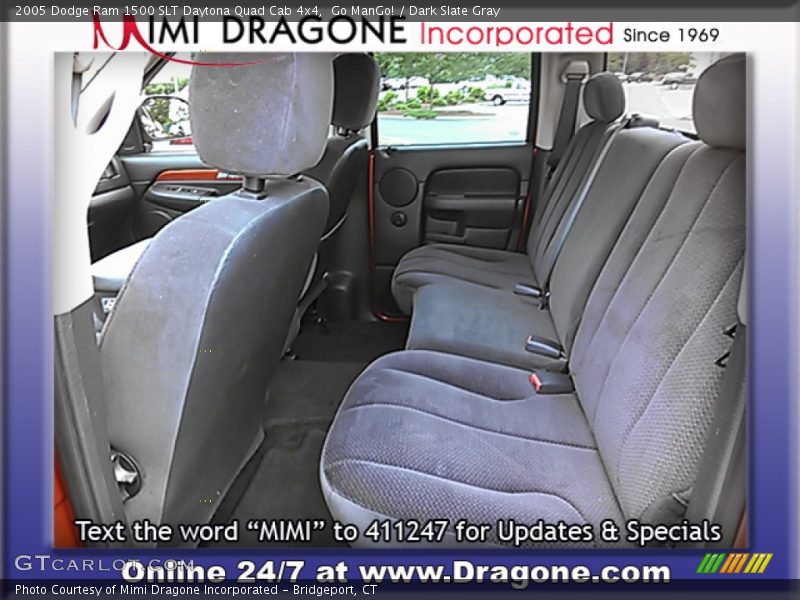 Go ManGo! / Dark Slate Gray 2005 Dodge Ram 1500 SLT Daytona Quad Cab 4x4