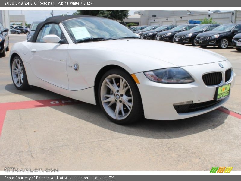 Alpine White / Black 2008 BMW Z4 3.0i Roadster
