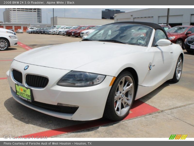 Alpine White / Black 2008 BMW Z4 3.0i Roadster