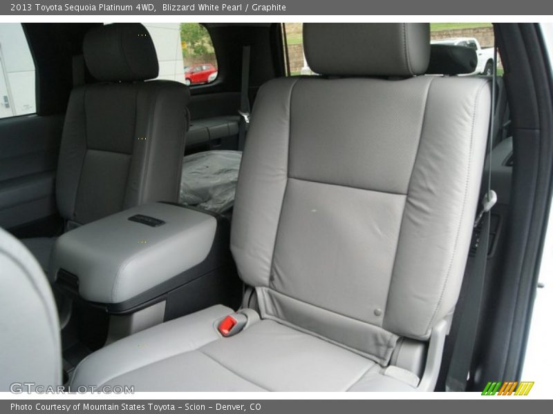 Blizzard White Pearl / Graphite 2013 Toyota Sequoia Platinum 4WD