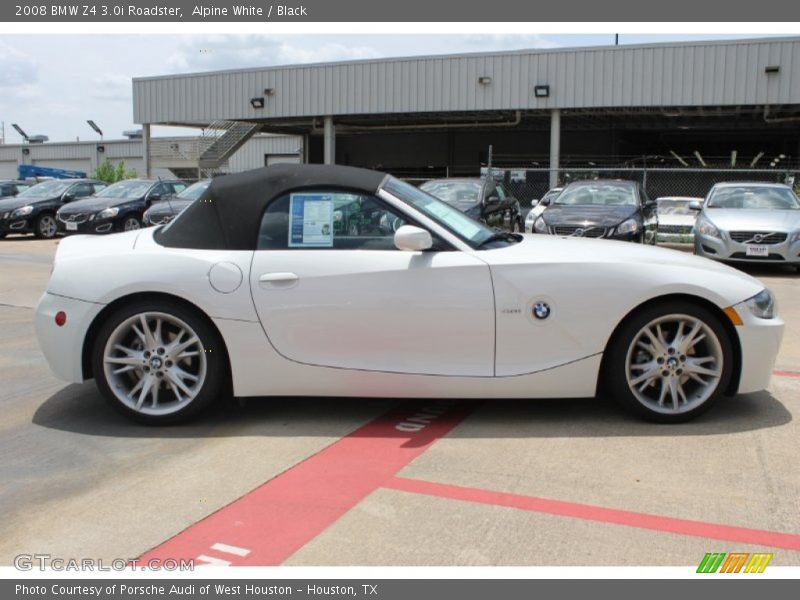 Alpine White / Black 2008 BMW Z4 3.0i Roadster
