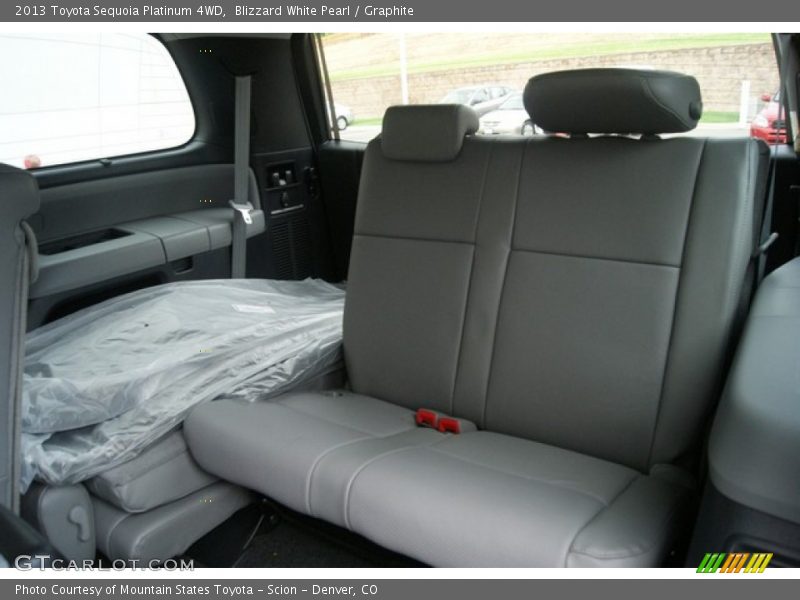 Blizzard White Pearl / Graphite 2013 Toyota Sequoia Platinum 4WD