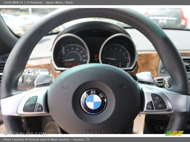Alpine White / Black 2008 BMW Z4 3.0i Roadster