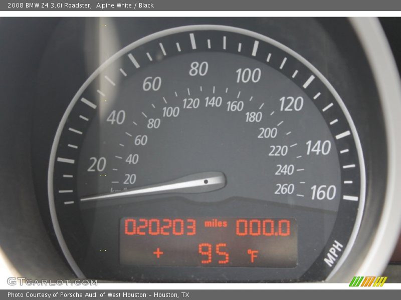 Alpine White / Black 2008 BMW Z4 3.0i Roadster