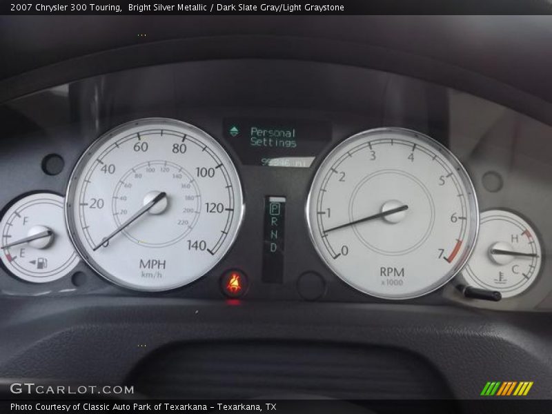 Bright Silver Metallic / Dark Slate Gray/Light Graystone 2007 Chrysler 300 Touring