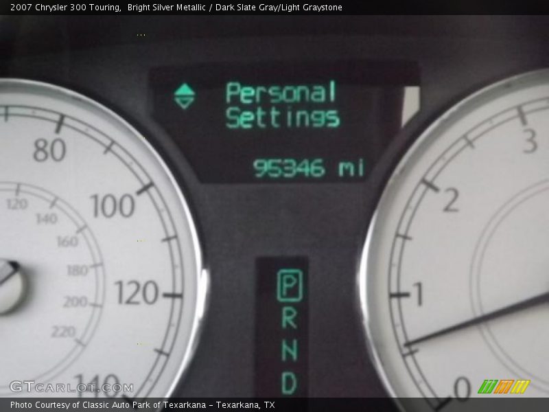 Bright Silver Metallic / Dark Slate Gray/Light Graystone 2007 Chrysler 300 Touring