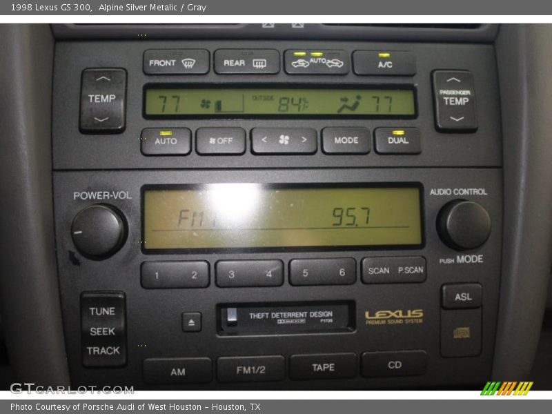 Alpine Silver Metalic / Gray 1998 Lexus GS 300
