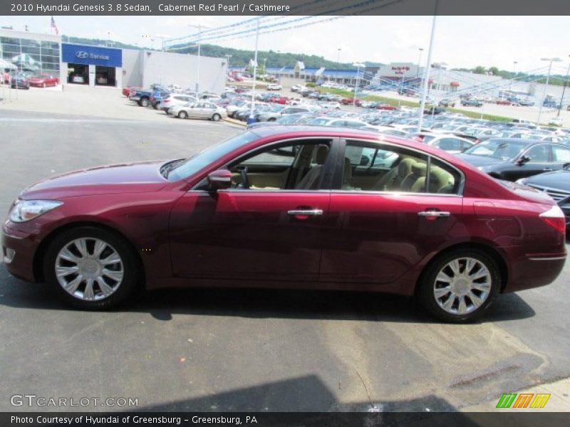 Cabernet Red Pearl / Cashmere 2010 Hyundai Genesis 3.8 Sedan
