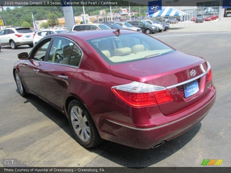 Cabernet Red Pearl / Cashmere 2010 Hyundai Genesis 3.8 Sedan