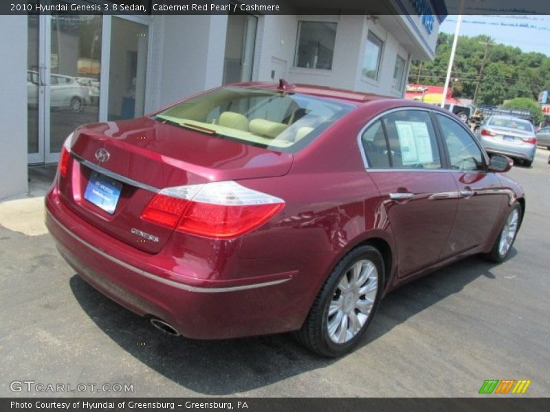 Cabernet Red Pearl / Cashmere 2010 Hyundai Genesis 3.8 Sedan