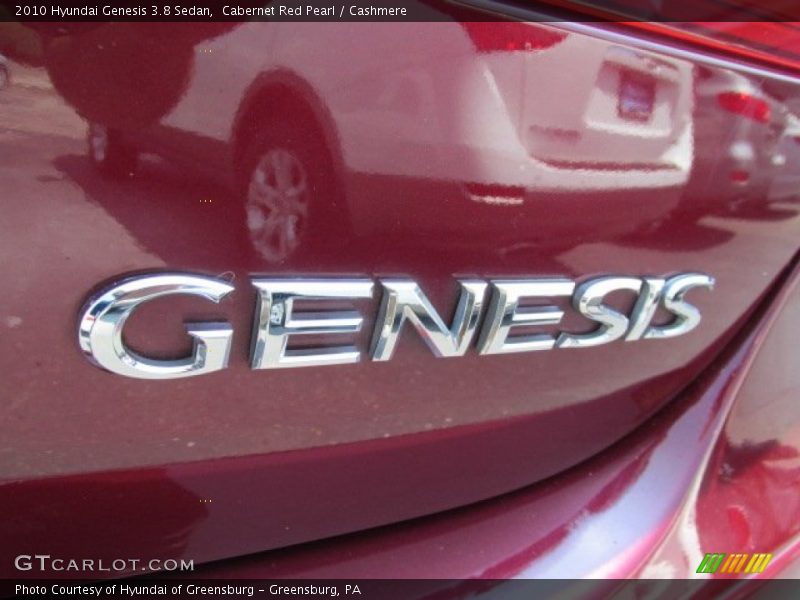 Cabernet Red Pearl / Cashmere 2010 Hyundai Genesis 3.8 Sedan