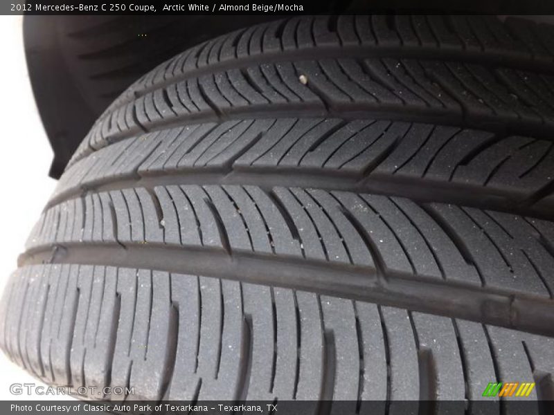 Arctic White / Almond Beige/Mocha 2012 Mercedes-Benz C 250 Coupe