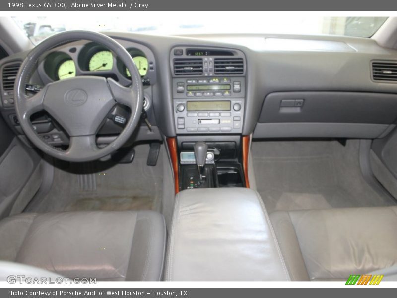 Alpine Silver Metalic / Gray 1998 Lexus GS 300