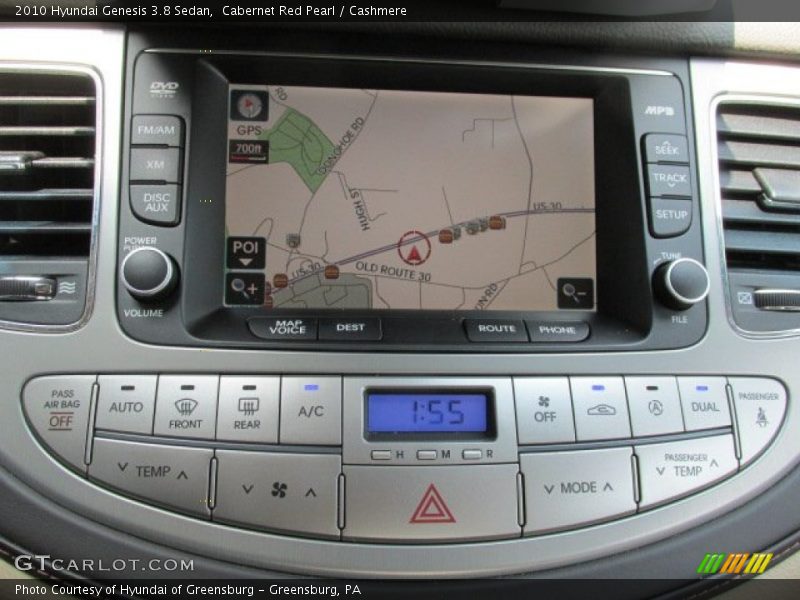 Cabernet Red Pearl / Cashmere 2010 Hyundai Genesis 3.8 Sedan