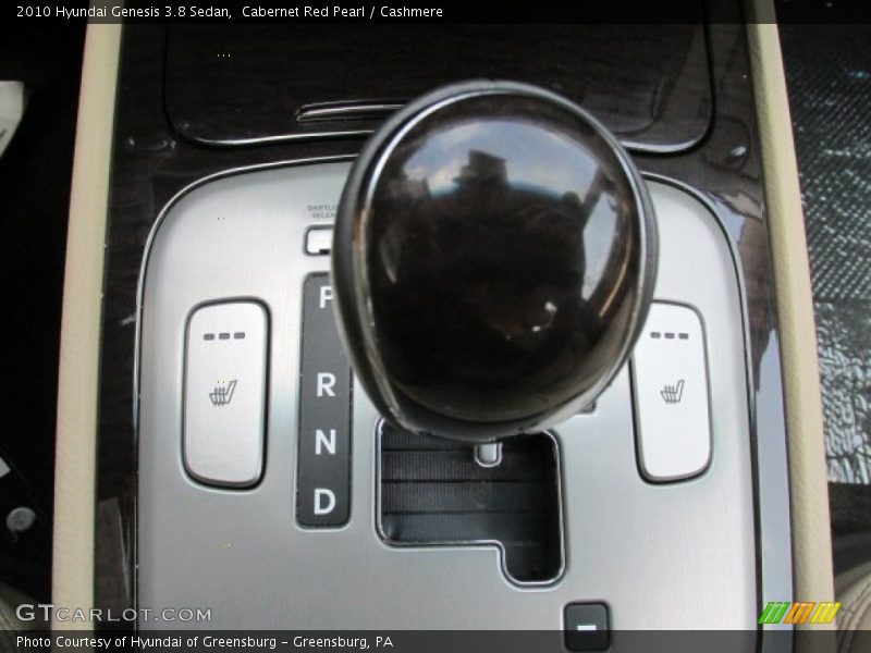 Cabernet Red Pearl / Cashmere 2010 Hyundai Genesis 3.8 Sedan