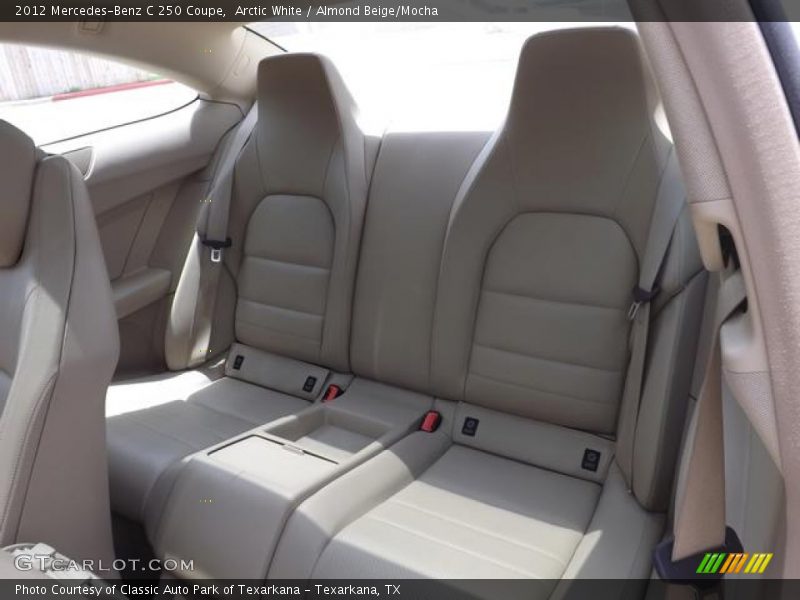 Arctic White / Almond Beige/Mocha 2012 Mercedes-Benz C 250 Coupe