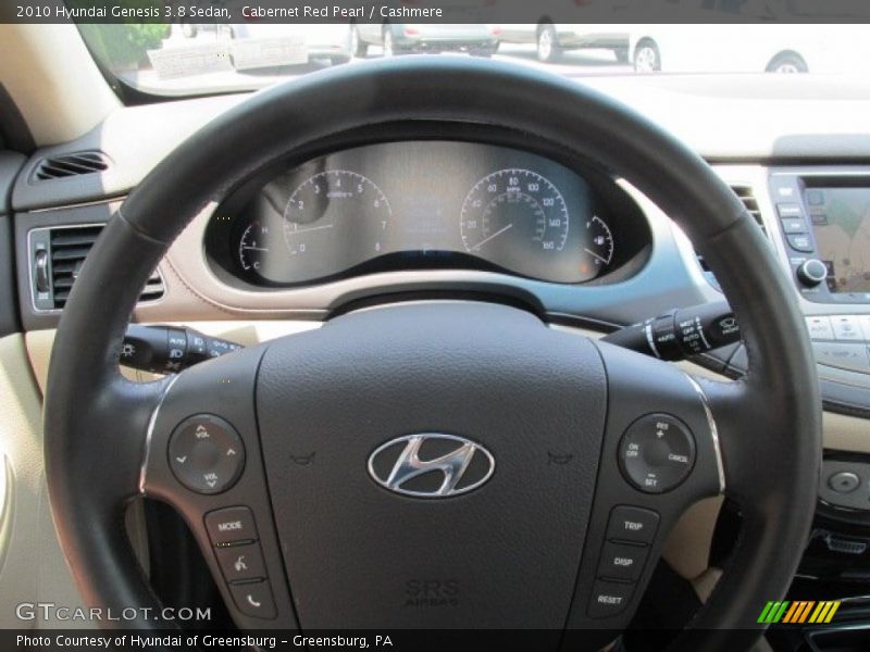 Cabernet Red Pearl / Cashmere 2010 Hyundai Genesis 3.8 Sedan