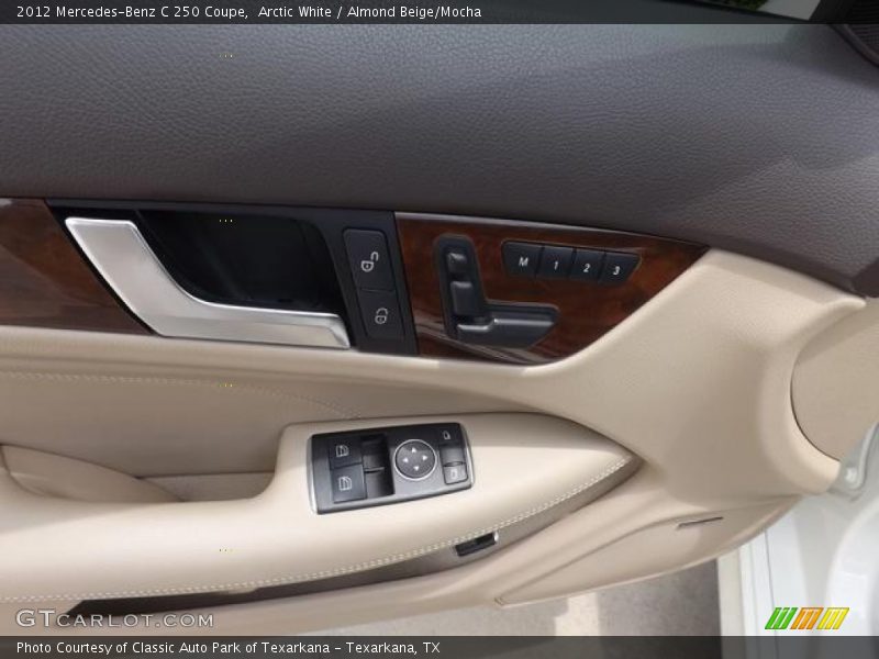 Arctic White / Almond Beige/Mocha 2012 Mercedes-Benz C 250 Coupe