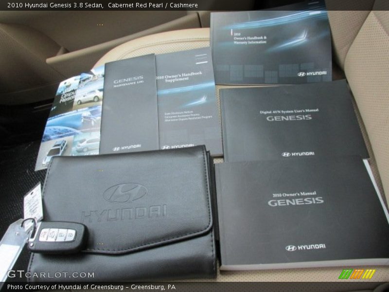 Cabernet Red Pearl / Cashmere 2010 Hyundai Genesis 3.8 Sedan