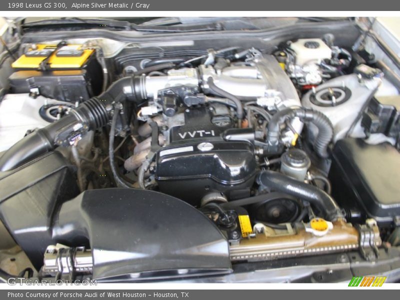 Alpine Silver Metalic / Gray 1998 Lexus GS 300