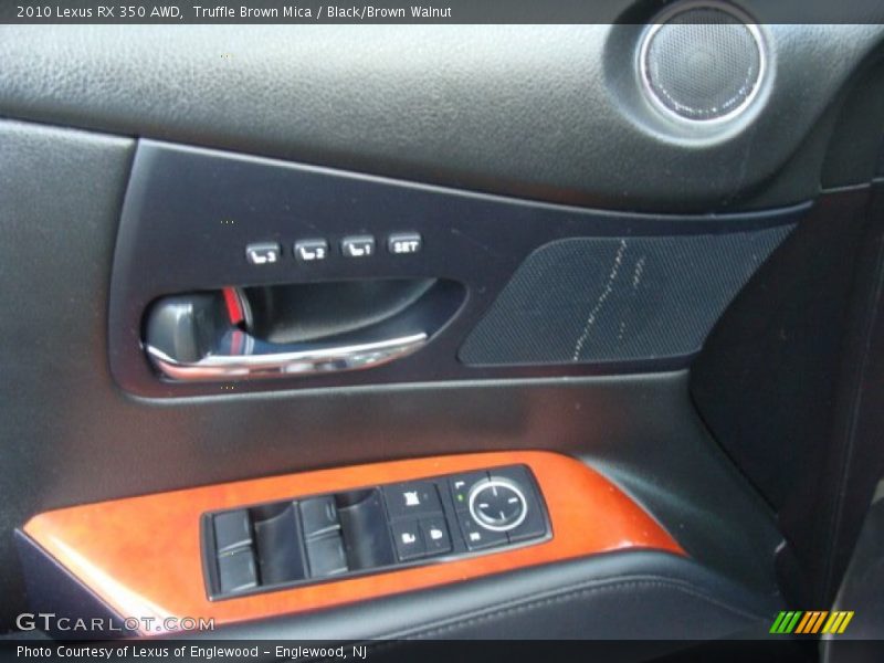Truffle Brown Mica / Black/Brown Walnut 2010 Lexus RX 350 AWD