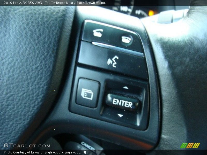 Truffle Brown Mica / Black/Brown Walnut 2010 Lexus RX 350 AWD